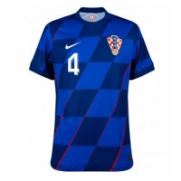 Camisa de time de futebol Croácia Josko Gvardiol #4 Replicas 2º Equipamento Europeu 2024 Manga Curta